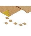 CORCHOS CON ADHESIVO (PLACA) 15X15X3 MM 1 CAJA (95.000 UND)