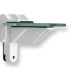 SOPORTA ESTANTE PINZA ALUMINIO