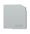 JUEGO DE TAPAS LATERALES PERFIL SOPORTE PARED 17MM "LITE GLASS + 100"