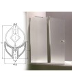 CONJUNTO DE PERFILES FIJO/PUERTA 4 M