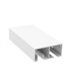 PERFIL SUPERIOR STAR DUO PUERTA+FIJO 90KG 3M. BLANCO MATE