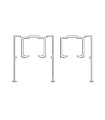 CONJUNTO PERFILES 2 RIELES MULTILINE 150  4M