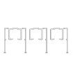 CONJUNTO PERFILES 3 RIELES MULTILINE 150  4M