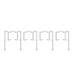 CONJUNTO PERFILES 4 RIELES MULTILINE 150  6M