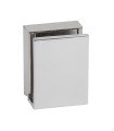 CERRADERO 2 HOJAS 55X42MM PARA REFS. 4445/4448 - VIDRIO 8/10MM