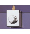 PESTILLO CON POMO 55X42MM (1445.0) - VIDRIO 8/10MM