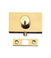 CERRADURA DE VITRINA RESBALÓN LLAVES IGUALES 6/8 MM (1450.0) - 80X47MM