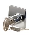 CERRADURA ABATIBLE PUERTA DOBLE PARA PEGADO UVA 4/6MM