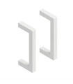 TIRADOR ADHESIVO FRAME DOBLE 100X40MM